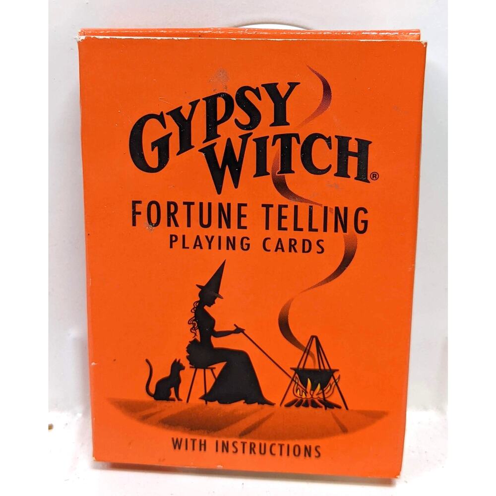 Gypsy Witch Fortune Telling Playing Cards W/Instructions Gently Used Wicca